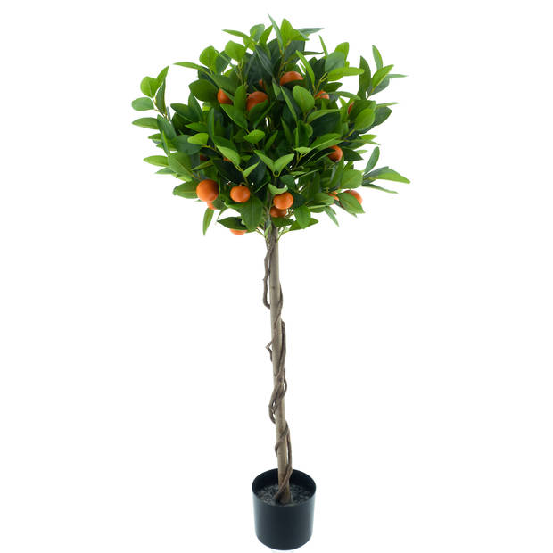 Nova Nature - Orange tree in pot orange 120 cm kunstbloem