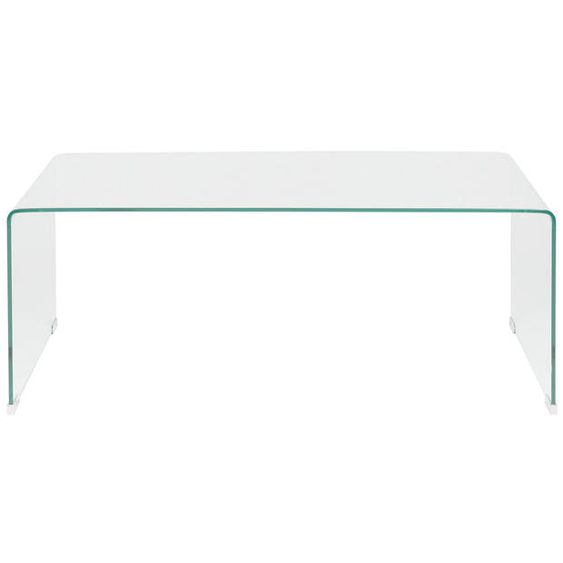 Beliani KENDALL - Salontafel-Transparant-Veiligheidsglas