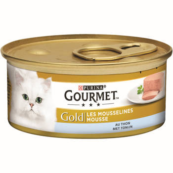 Gourmet - Gold mousse met tonijn 85g kattenvoer