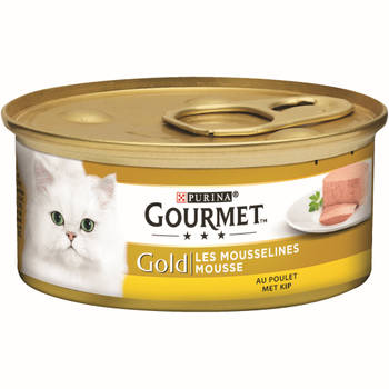 Gourmet - Gold mousse met kip 85g kattenvoer