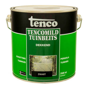 tenco - Dekkend zwart 2,5l mild verf/beits