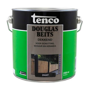 tenco - Douglas beits dekkend zwart 2,5l verf/beits
