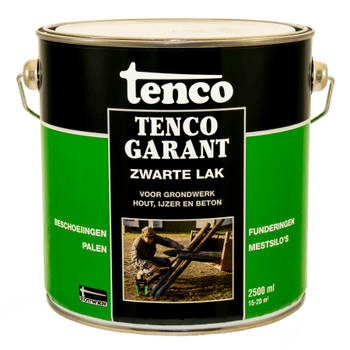 tenco - Zwart 2,5l garant verf/beits
