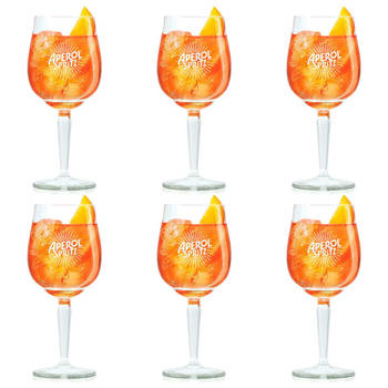 Aperol Spritz Glazen - 450 ml - 6 stuks