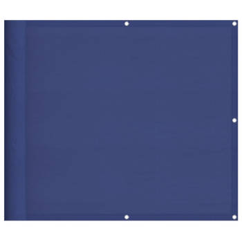 vidaXL Balkonscherm 90x800 cm 100% oxford polyester blauw