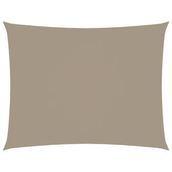 vidaXL Zonnescherm rechthoekig 2,5x3,5 m oxford stof taupe