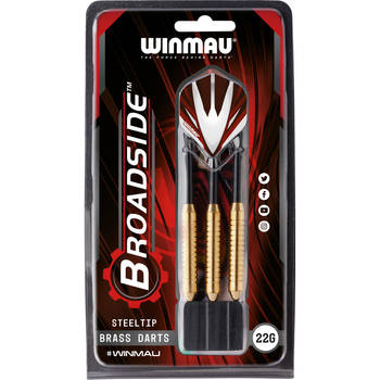 Winmau Broadside brass steeltip dartpijlen 22 gram