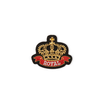 Prym Applicatie Kroon ROYAL zwart/rood/goud