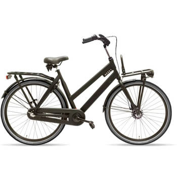 Avalon Transportfiets dames Style 28 Inch 54 cm Dames 3V Terugtraprem Zwart