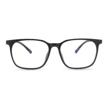 Montour Blauw Licht Bril - Filter - Ray - Vierkant Model - Zwart - Met Brillenhoes en -doek - Computerbril