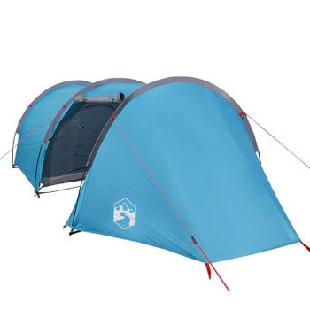 vidaXL Tunneltent 4-persoons waterdicht blauw