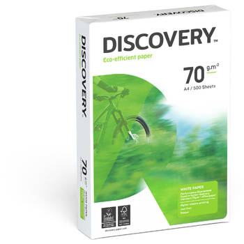 Discovery kopieerpapier ft A4, 70 g, pak van 500 vel 5 stuks