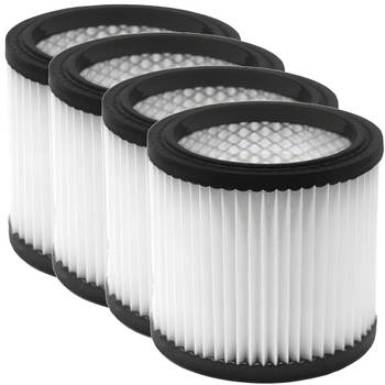 4x Filter geschikt voor Parkside & Einhell 20L, 25L, 30L, Lidl PNTF 23, PTS 250, PNTS 1250 / 1300 / 1400 / 1500 Rowenta