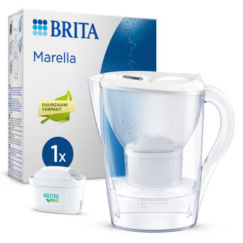 BRITA Waterfilterkan Marella Cool 2,4L Wit incl. 1 MAXTRA PRO Waterfilter (SIOC - Duurzaam verpakt)