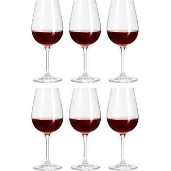 Leonardo Rode Wijnglazen Tivoli - 580 ml - 6 stuks