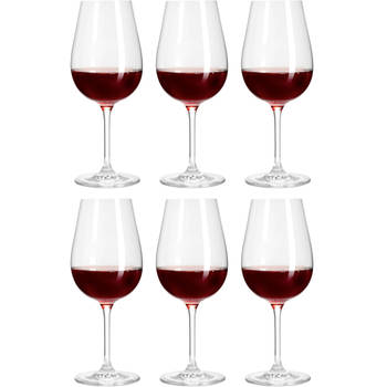 Blokker Leonardo Rode Wijnglazen Tivoli - 580 ml - 6 stuks aanbieding