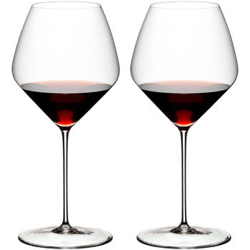 Riedel Rode Wijnglazen Veloce - Pinot Noir / Nebbiolo - 2 stuks