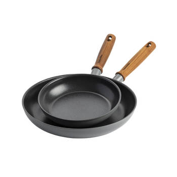 GreenPan Koekenpannenset Mayflower Pro - ø 20 en 28 cm - keramische anti-aanbaklaag