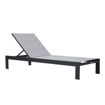 AXI Elio Ligbed in Antraciet / Grijs Lounger met Aluminium frame verstelbaar in 5 standen