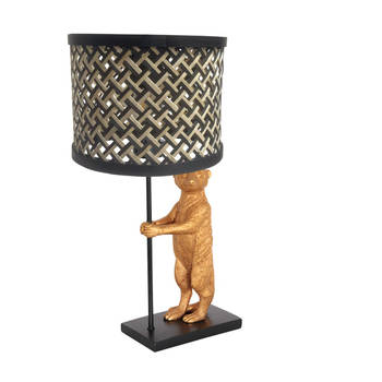 Anne Light and home tafellamp Animaux - zwart - metaal - 3711ZW