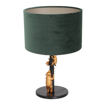 Anne Lighting Animaux tafellamp groen metaal 40 cm hoog