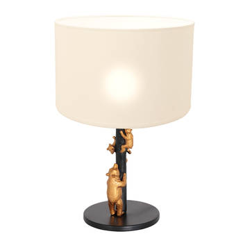 Anne Lighting Animaux tafellamp wit metaal 40 cm hoog