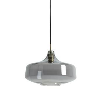 Light and Living hanglamp - brons - glas - 2969212