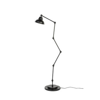 Housecraft Xavi Vloerlamp/ Staande Leeslamp Zwart