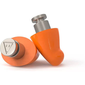 Flare Audio oordopjes Earshade Pro titanium in Citrus Oranje