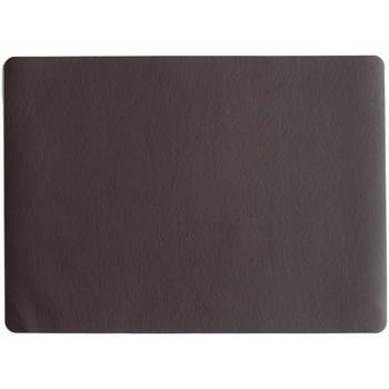 ASA Selection Placemat - Leer Optic Fine - Chocolat - 46 x 33 cm