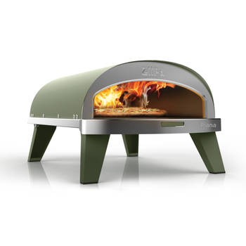 ZiiPa Pizza Oven Piana - Gasmodel - met Thermometer - Eucalyptus - voor ø 30 cm pizza's