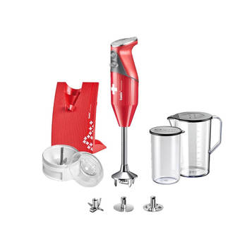 Bamix Staafmixer Set SwissLine - 200 W - Rood