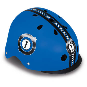 Globber Elite Lights helm blauw maat 48-53 cm