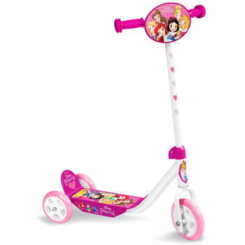 Disney Princess 3-wiel Kinderstep Vrijloop Meisjes Wit/Roze