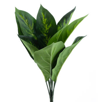 Nova Nature - Aglaonema plant cream/green 44 cm kunstbloem