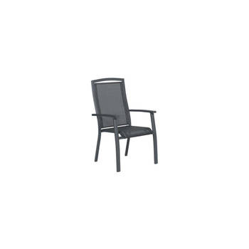 Garden Impressions Saphir stapelbare stoel - carbon black/ antraciet