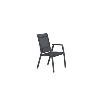 Garden Impressions Gala dining fauteuil - carbon black/ antraciet