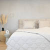 HappyBed Taupe 240x220 - Wasbaar dekbed zonder overtrek - Bedrukt dekbed zonder hoes