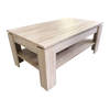 Aboma salontafel met 1 plank eiken decor.