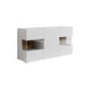 Meubella Dressoir Asilento - Mat wit - 120 cm