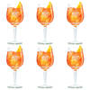 Aperol Spritz Glazen - 450 ml - 6 stuks