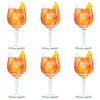 Aperol Spritz Glazen - 450 ml - 6 stuks