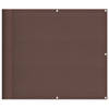 vidaXL Balkonscherm 90x800 cm 100% oxford polyester bruin