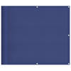 vidaXL Balkonscherm 90x1000 cm 100% oxford polyester blauw