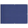 vidaXL Balkonscherm 75x1000 cm 100% oxford polyester blauw