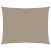 vidaXL Zonnescherm rechthoekig 2,5x3,5 m oxford stof taupe