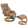 Beliani FORCE - TV-fauteuil-Beige-Kunstleer