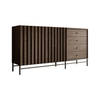 Meubella Dressoir Paz - Donker eiken - 165 cm