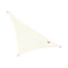 Nesling Coolfit schaduwdoek driehoek Gebroken Wit 4x4x5,7m.