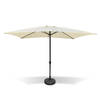 MaxxGarden Parasol - Tuin en Balkon Parasol - Opdraaisysteem - 200 x 300 cm (creme)